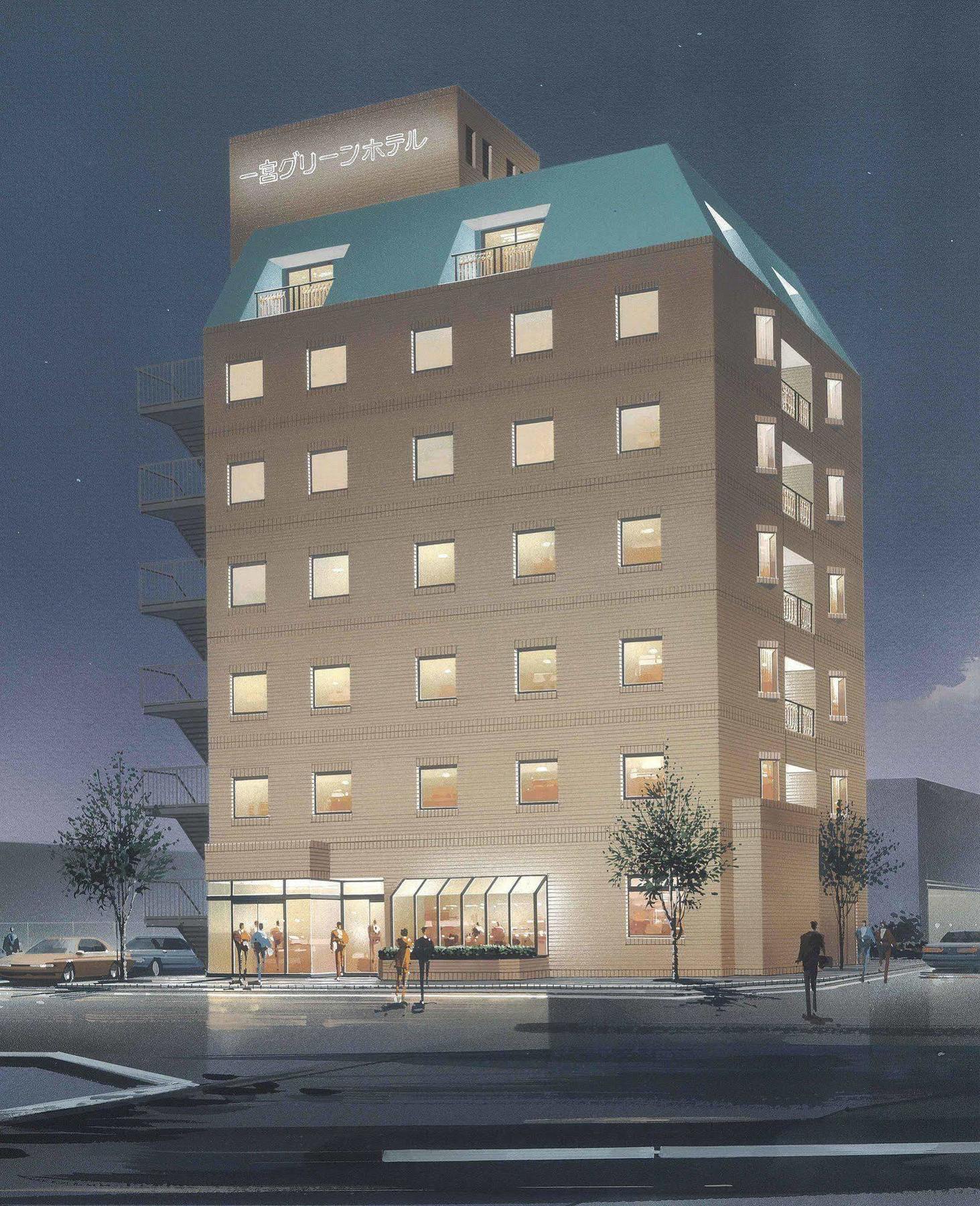 Ichinomiya Green Hotel Exterior foto
